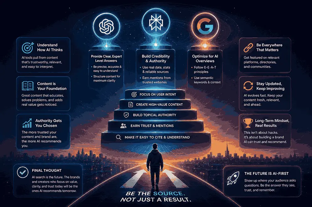 conclusion of how to rank on chatgpt , perplexity and ai over view

