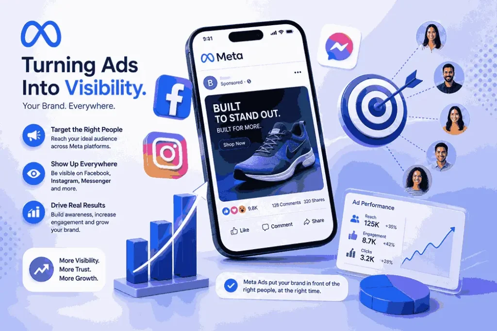 visibility increasing through meta ads
