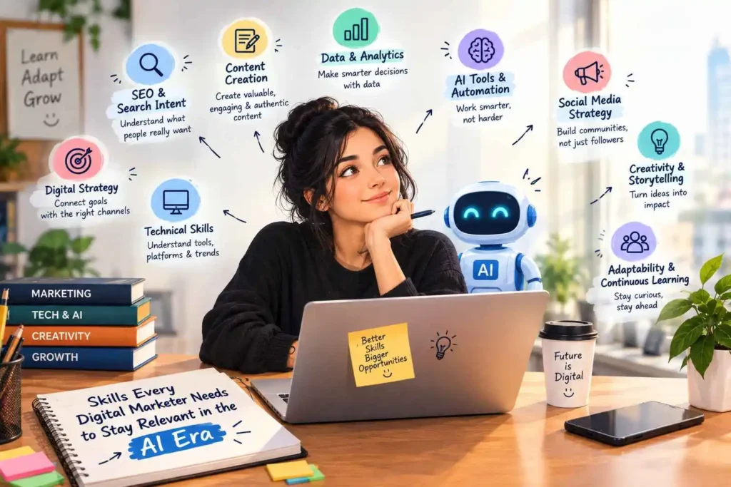 Skills Every Digital Marketer Needs to Stay Relevant in the AI Era